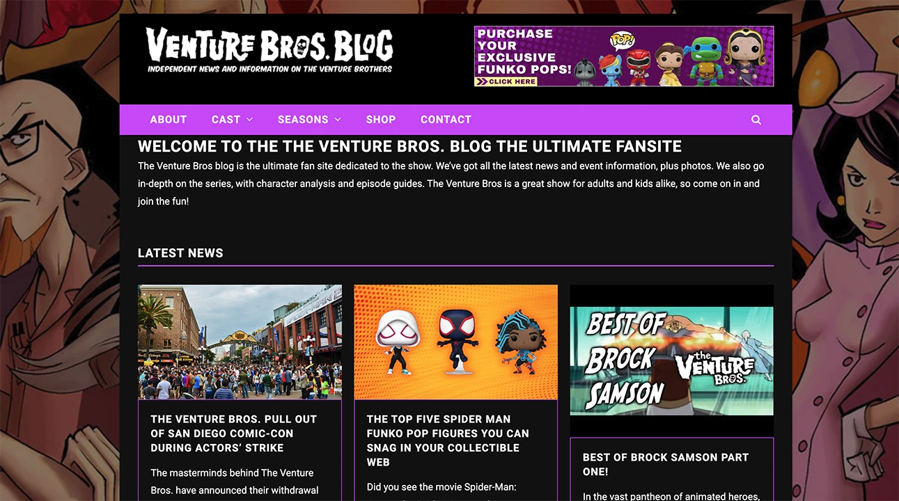 Venture Bros Blog